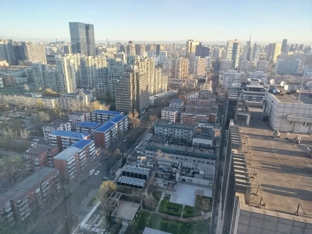 Beijing from the hotel