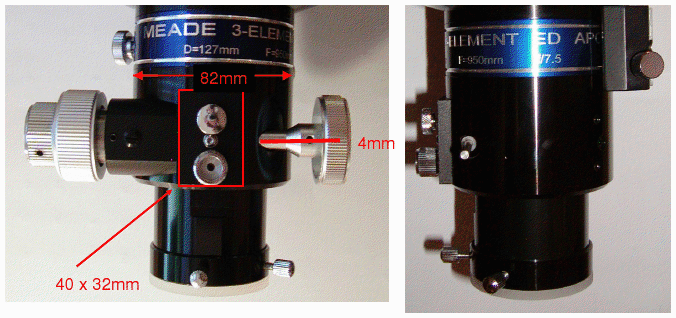 Meade 127 focuser with Seletek