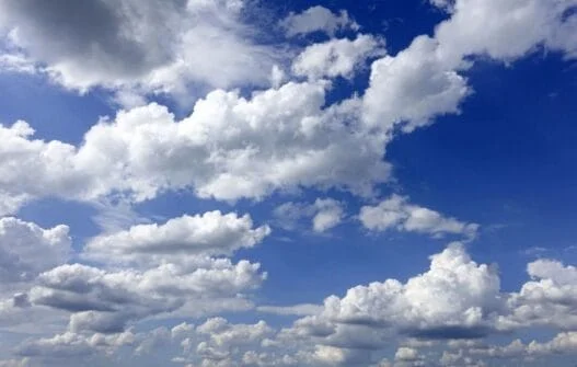 Cloud types — cumulus and cirrus classification chart
