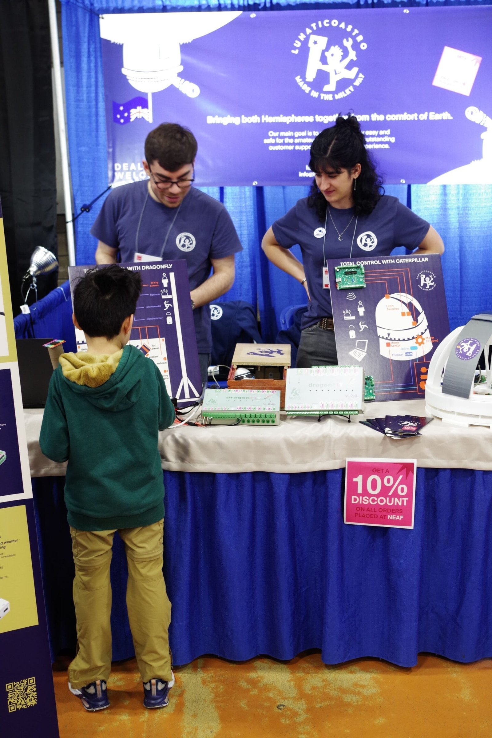 Lunaticoastro team at NEAF 2025