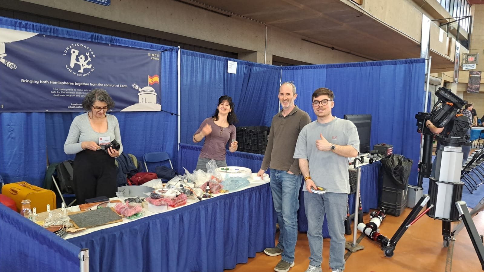 Lunaticoastro team at NEAF 2025